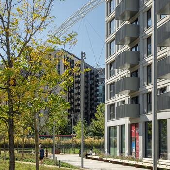 Instagram post about Quintain Living.